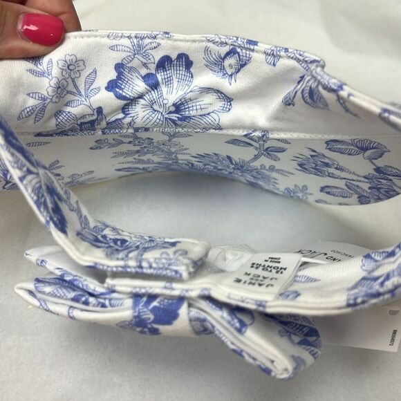 Janie and Jack 100049207 periwinkle floral toile visor NWT - Picture 4 of 8